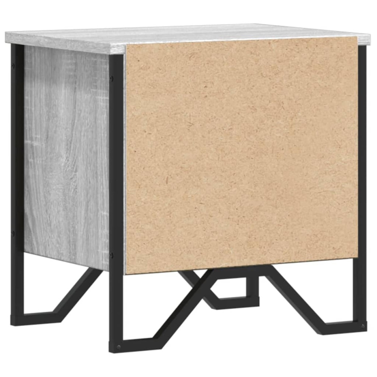 vidaXL Κομοδίνο Χρώμα 2 τεμ. Γκρι Sonoma 40x30x40 εκ. από Επεξ. Ξύλο
