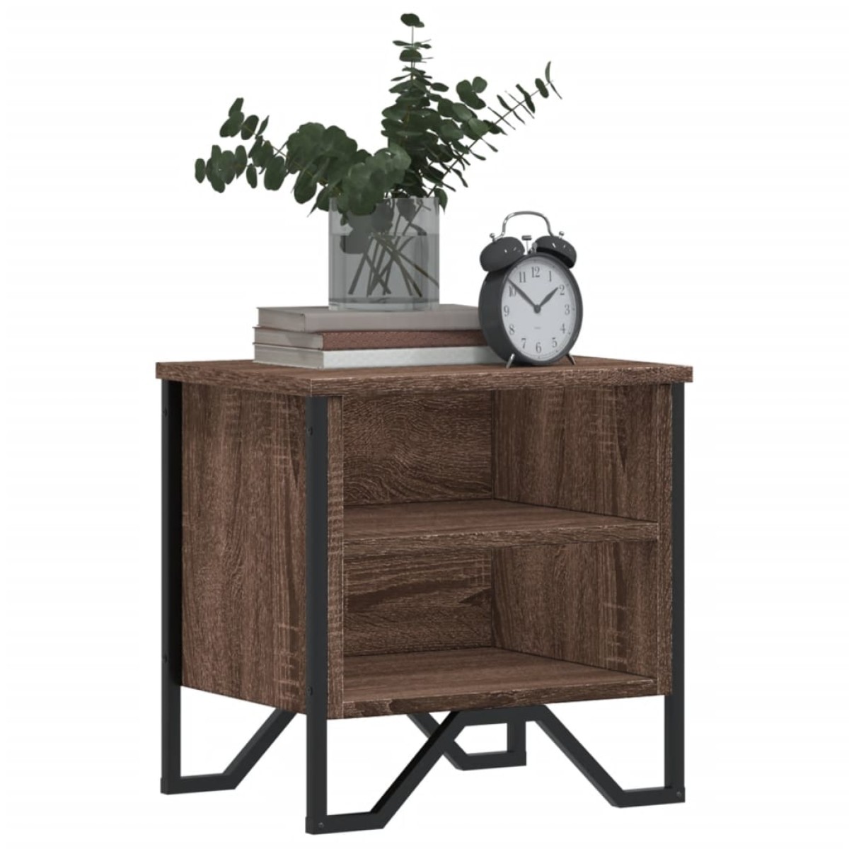 vidaXL Κομοδίνο Καφέ Δρυς 40 x 30 x 40 εκ. από Επεξεργασμένο Ξύλο