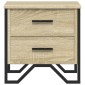 vidaXL Κομοδίνο Sonoma Δρυς 40x41x40 εκ. από Επεξεργασμένο Ξύλο