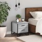vidaXL Κομοδίνο Γκρι Sonoma 40x41x40 εκ. από Επεξεργασμένο Ξύλο