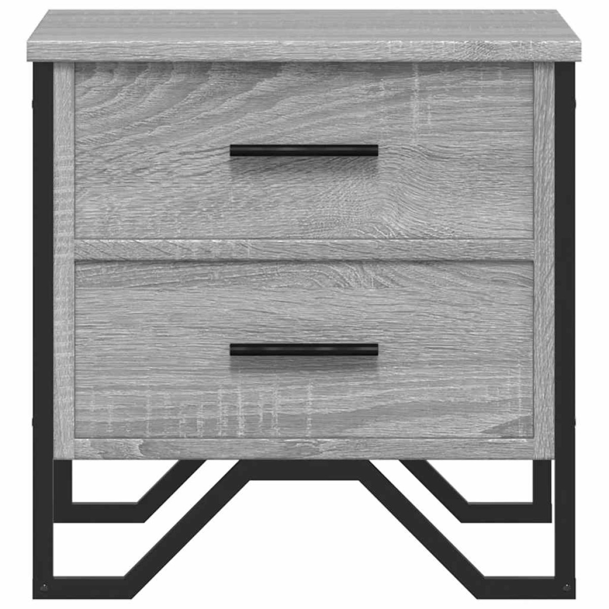 vidaXL Κομοδίνο Γκρι Sonoma 40x41x40 εκ. από Επεξεργασμένο Ξύλο