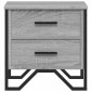 vidaXL Κομοδίνο Γκρι Sonoma 40x41x40 εκ. από Επεξεργασμένο Ξύλο