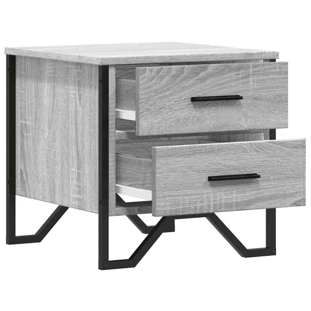 vidaXL Κομοδίνο Γκρι Sonoma 40x41x40 εκ. από Επεξεργασμένο Ξύλο
