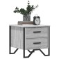 vidaXL Κομοδίνα 2 τεμ. Γκρι Sonoma 40x41x40 εκ. από Επεξεργ. Ξύλο