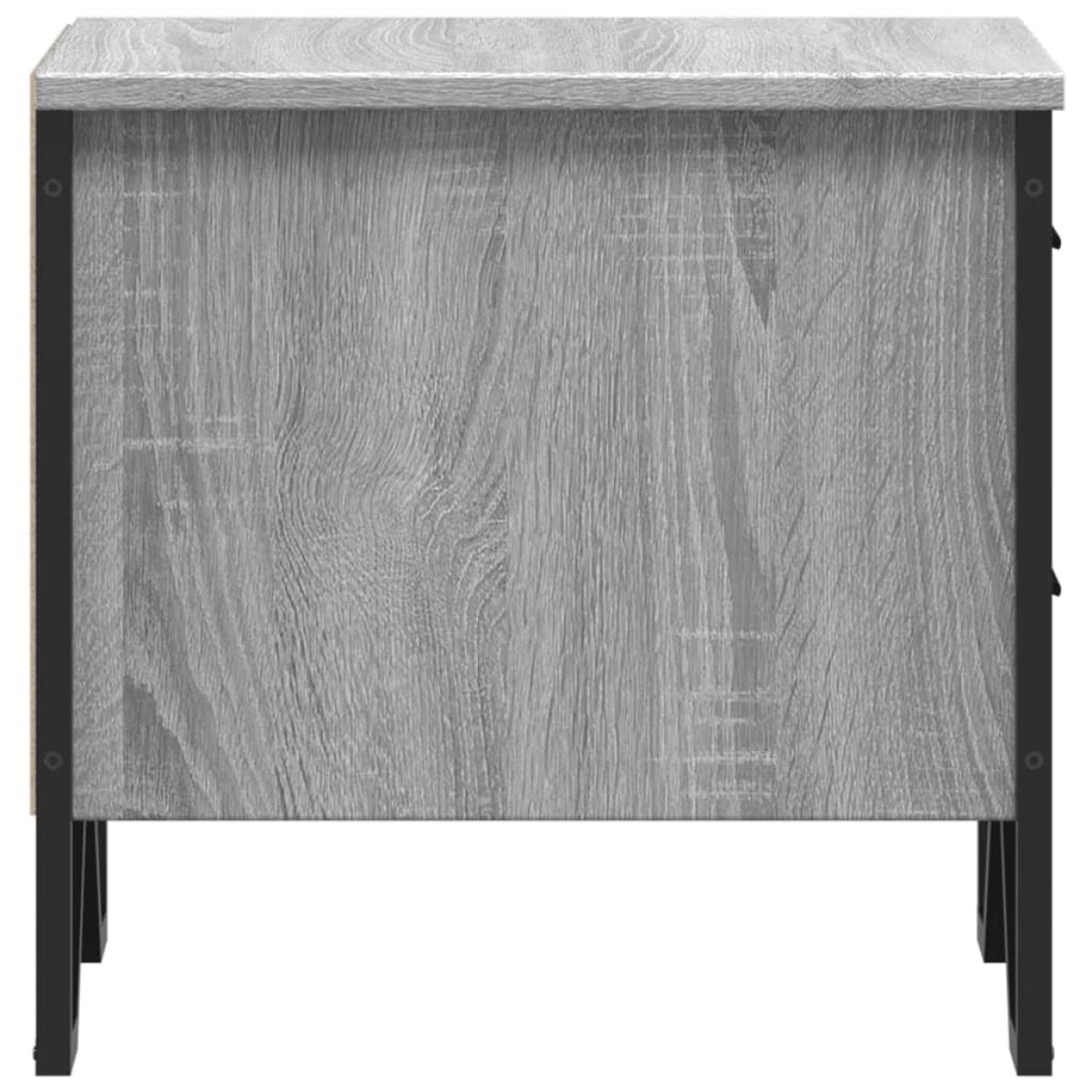 vidaXL Κομοδίνα 2 τεμ. Γκρι Sonoma 40x41x40 εκ. από Επεξεργ. Ξύλο