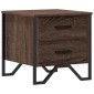 vidaXL Κομοδίνο Καφέ Δρυς 40x41x40 εκ. από Επεξεργασμένο Ξύλο