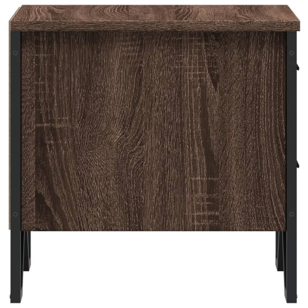 vidaXL Κομοδίνο Καφέ Δρυς 40x41x40 εκ. από Επεξεργασμένο Ξύλο
