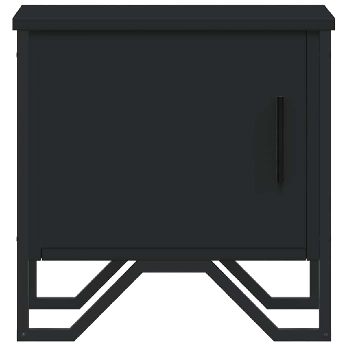 vidaXL Κομοδίνο Μαύρο 40 x 30 x 40 εκ. από Επεξεργασμένο Ξύλο