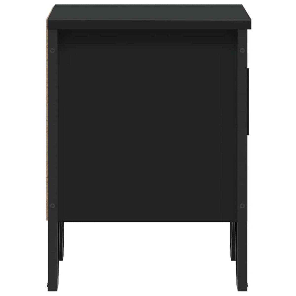 vidaXL Κομοδίνα 2 τεμ. Μαύρα 40 x 30 x 40 εκ. από Επεξεργασμένο Ξύλο