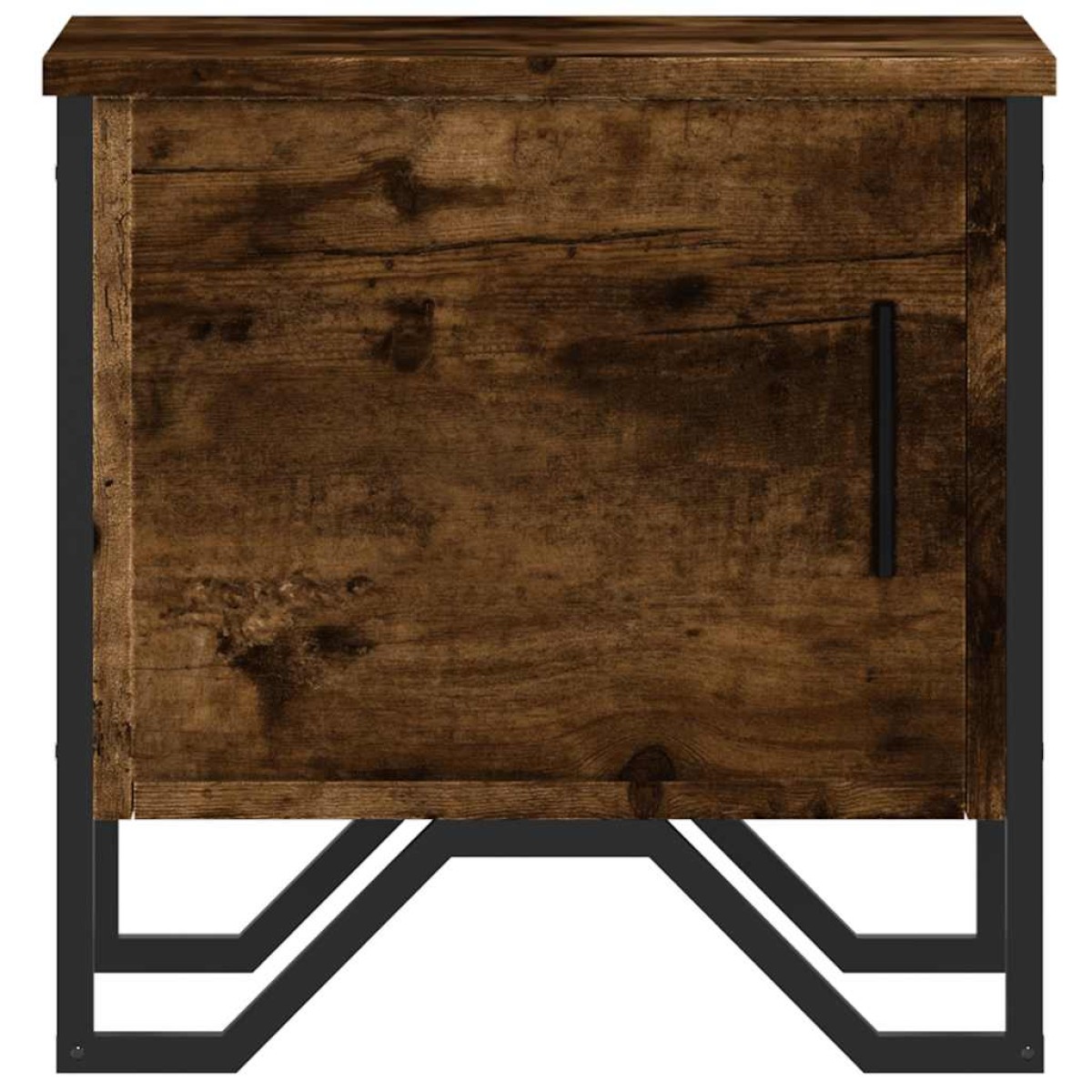 vidaXL Κομοδίνα 2 τεμ. Καπνιστή Δρυς 40x30x40 εκ. από Επεξεργ. Ξύλο
