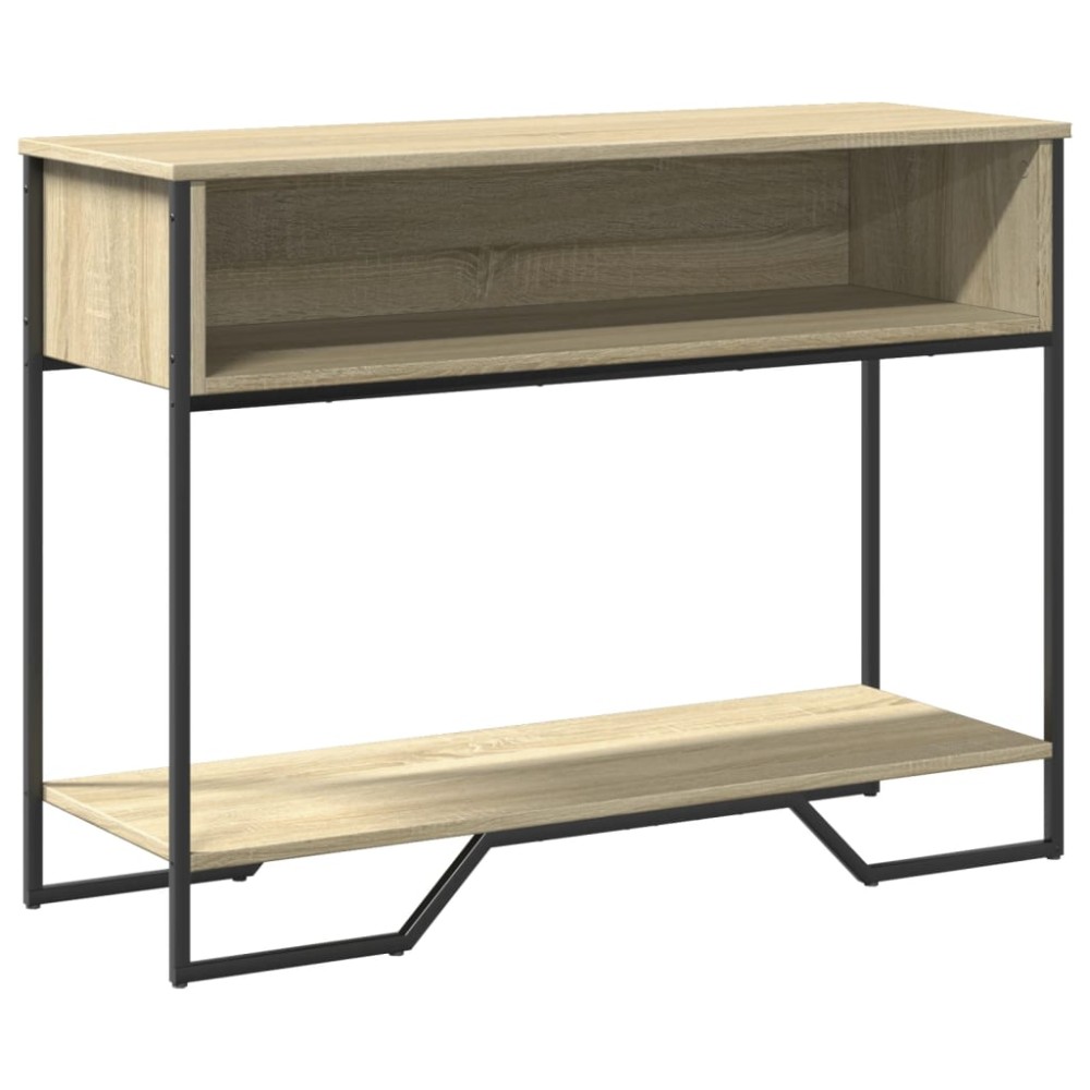 vidaXL Τραπέζι Κονσόλα Sonoma Δρυς 100x35x74,5 εκ. Επεξεργασμένο Ξύλο