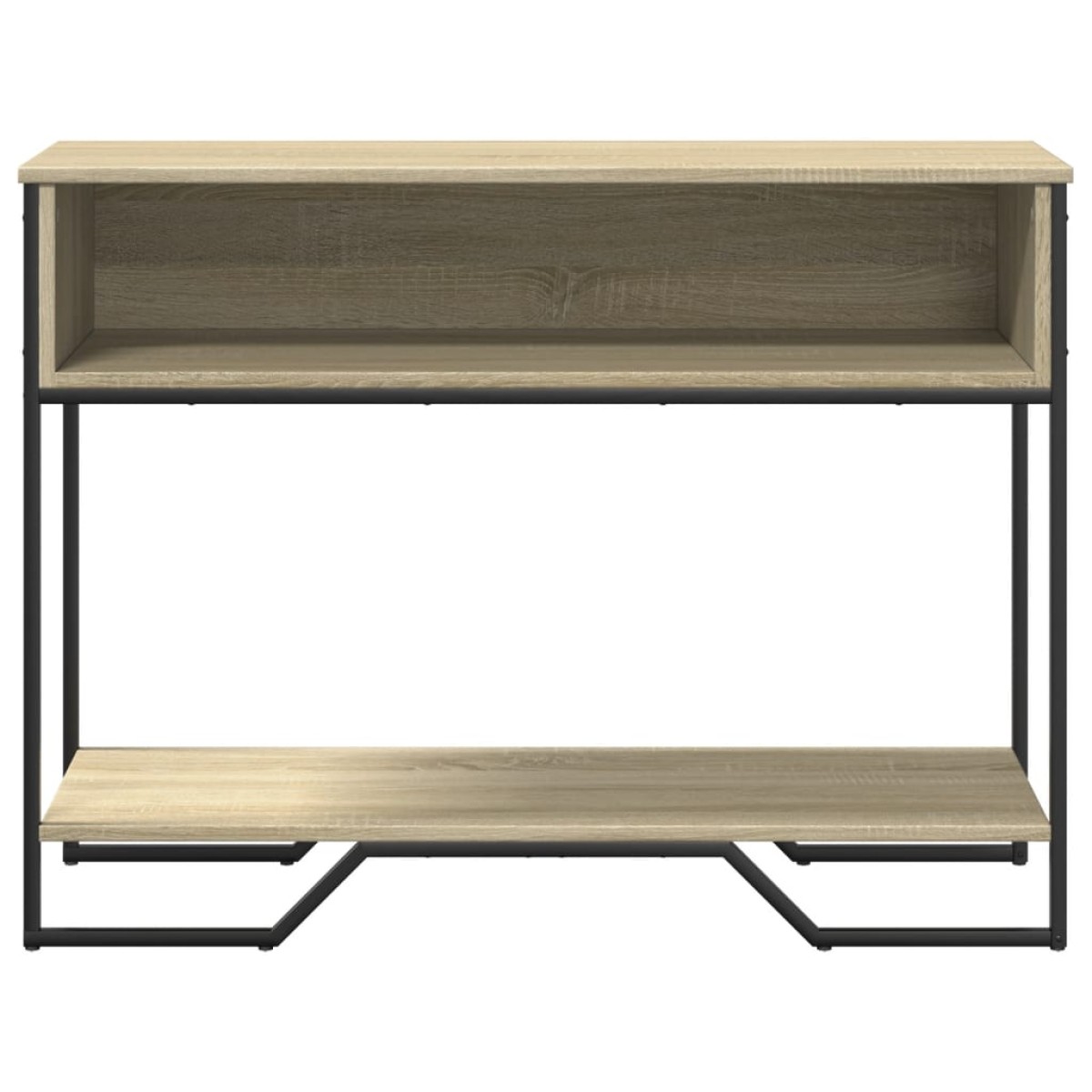 vidaXL Τραπέζι Κονσόλα Sonoma Δρυς 100x35x74,5 εκ. Επεξεργασμένο Ξύλο