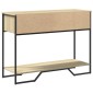 vidaXL Τραπέζι Κονσόλα Sonoma Δρυς 100x35x74,5 εκ. Επεξεργασμένο Ξύλο