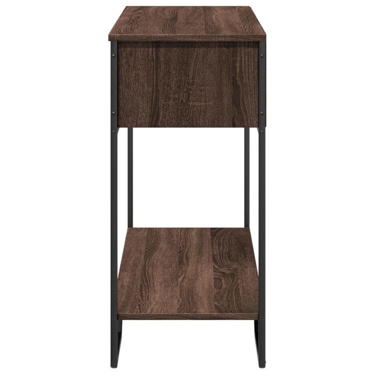 vidaXL Τραπέζι Κονσόλα Καφέ Δρυς 100x35x74,5 εκ. Επεξεργασμένο Ξύλο