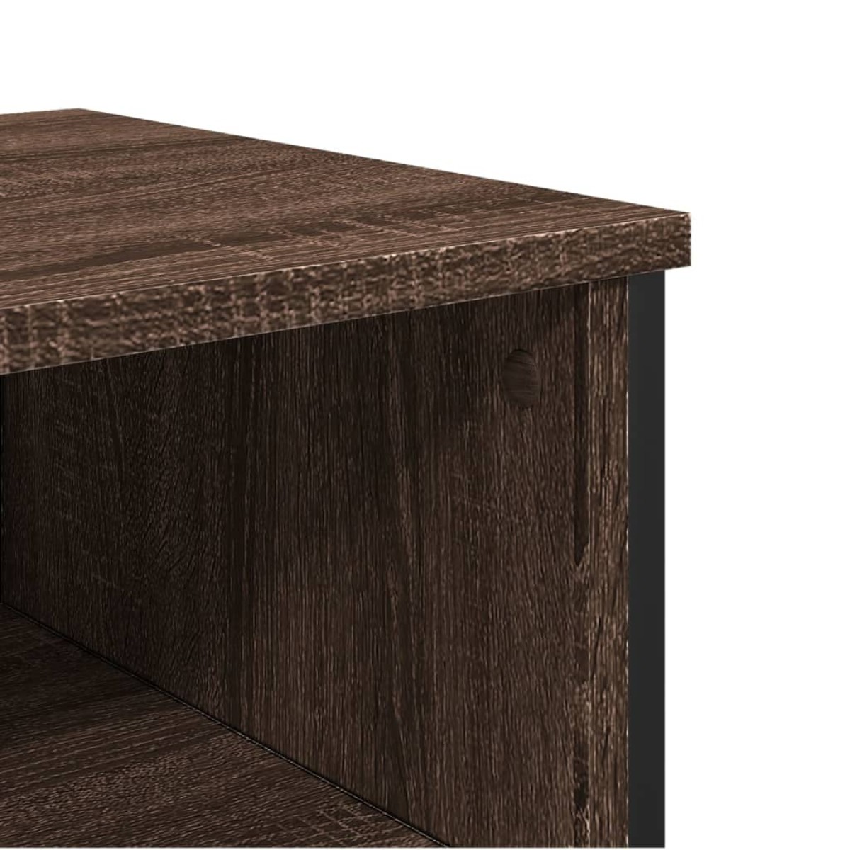 vidaXL Τραπέζι Κονσόλα Καφέ Δρυς 100x35x74,5 εκ. Επεξεργασμένο Ξύλο