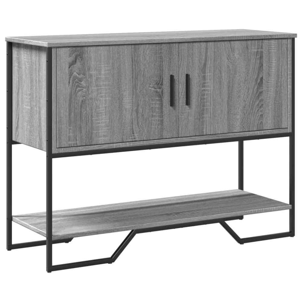 vidaXL Τραπέζι Κονσόλα Γκρι Sonoma 100x35x74,5 εκ. Επεξεργασμένο Ξύλο