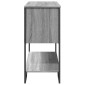 vidaXL Τραπέζι Κονσόλα Γκρι Sonoma 100x35x74,5 εκ. Επεξεργασμένο Ξύλο