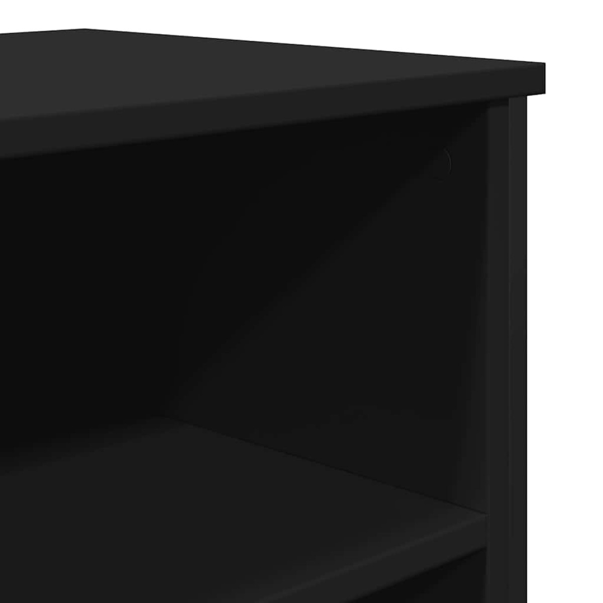 vidaXL Συρταριέρα Μαύρη 91x35,5x74,5 εκ. από Επεξεργασμένο Ξύλο