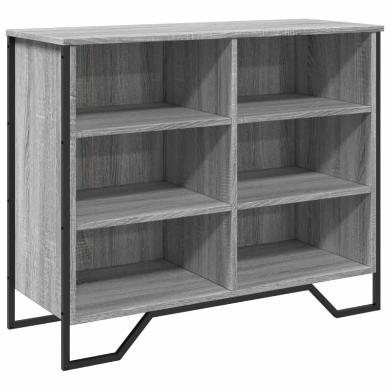 vidaXL Μπουφές Γκρι Sonoma 91x35,5x74,5 εκ. από Επεξεργασμένο Ξύλο