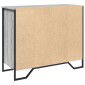 vidaXL Μπουφές Γκρι Sonoma 91x35,5x74,5 εκ. από Επεξεργασμένο Ξύλο