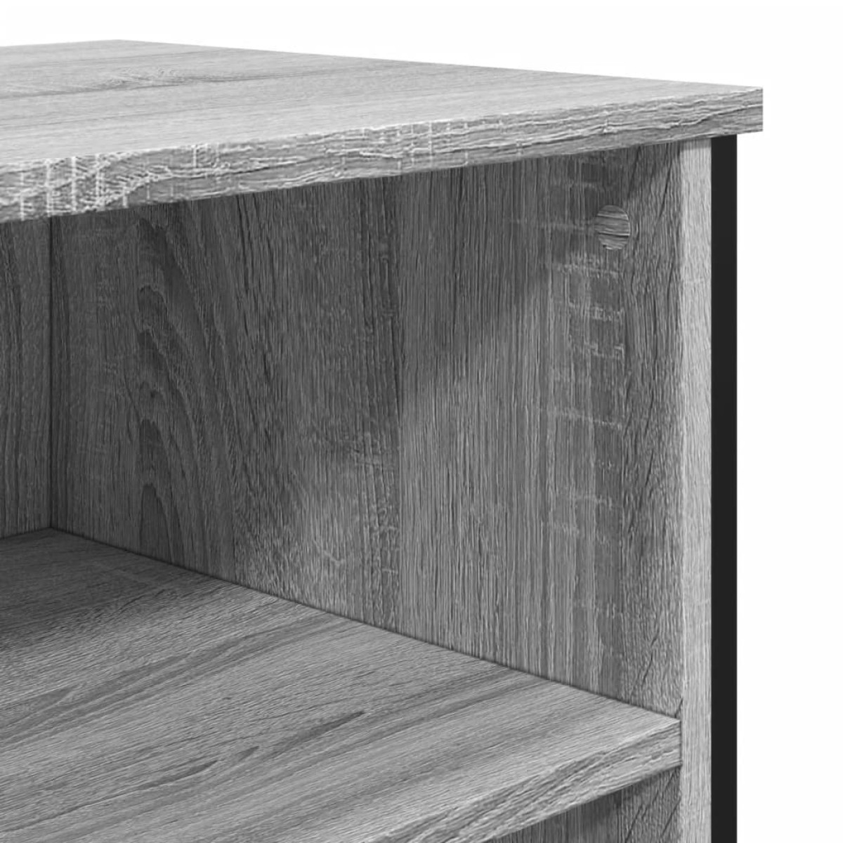 vidaXL Μπουφές Γκρι Sonoma 91x35,5x74,5 εκ. από Επεξεργασμένο Ξύλο
