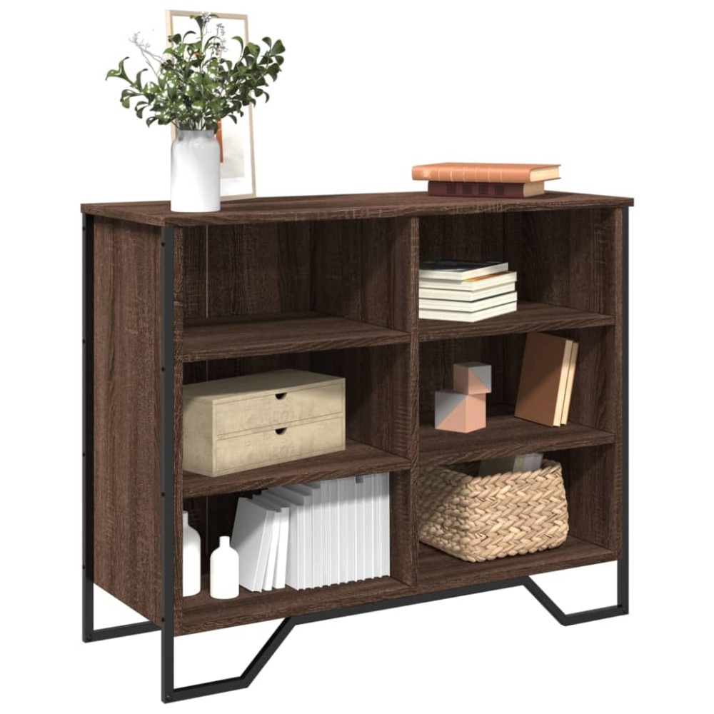 vidaXL Συρταριέρα Καφέ Δρυς 91x35,5x74,5 εκ. από Επεξεργασμένο Ξύλο
