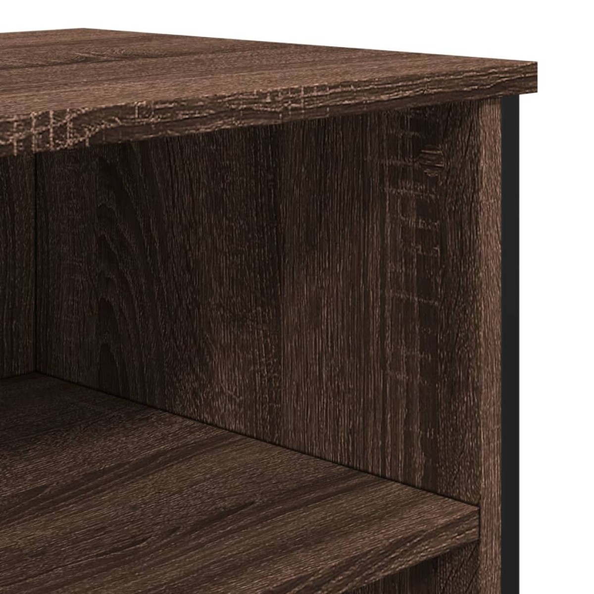 vidaXL Συρταριέρα Καφέ Δρυς 91x35,5x74,5 εκ. από Επεξεργασμένο Ξύλο