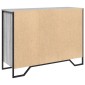 vidaXL Μπουφές Γκρι Sonoma 101x35,5x74,5 εκ. από Επεξεργασμένο Ξύλο