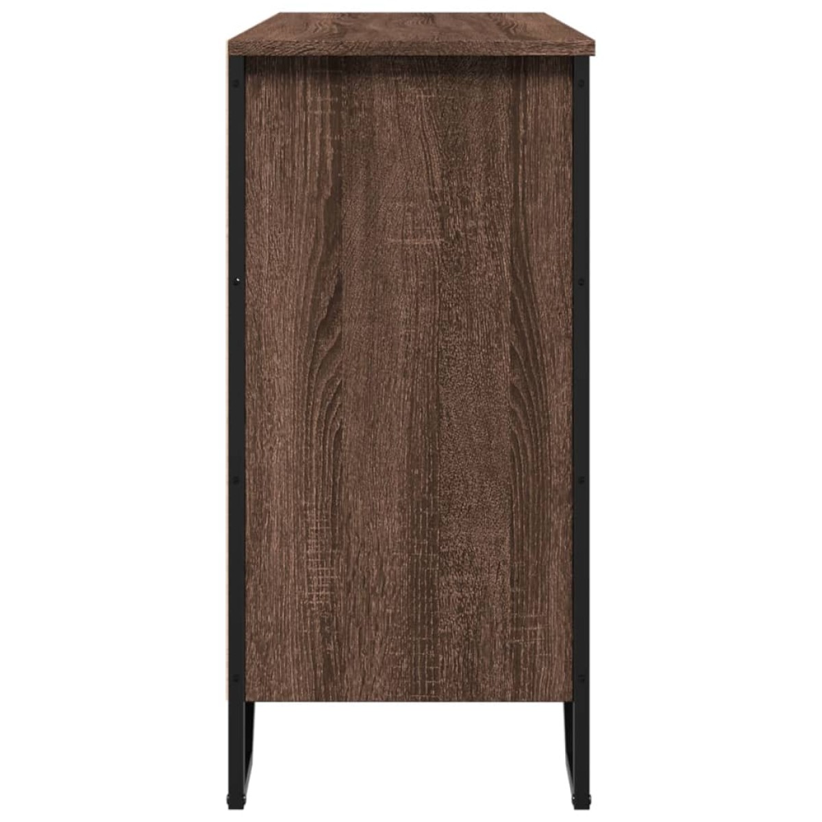 vidaXL Ντουλάπι Καφέ Δρυς 101x35,5x74,5 εκ. Επεξεργασμένο Ξύλο