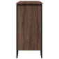 vidaXL Ντουλάπι Καφέ Δρυς 101x35,5x74,5 εκ. Επεξεργασμένο Ξύλο