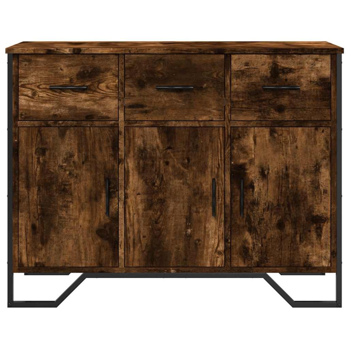 vidaXL Ντουλάπι Καπνιστή Δρυς 97x32,5x74,5 εκ. από Επεξεργ. Ξύλο
