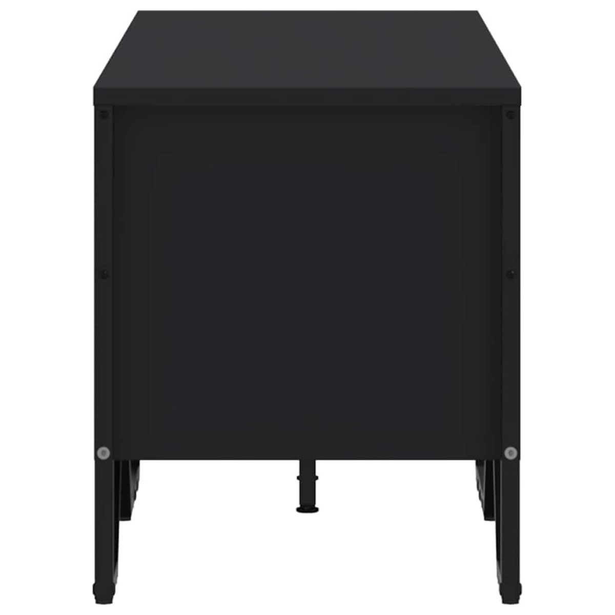 vidaXL Έπιπλο Τηλεόρασης Μαύρο 122 x 34 x 41 εκ. Επεξεργασμένο Ξύλο
