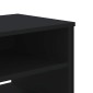 vidaXL Έπιπλο Τηλεόρασης Μαύρο 122 x 34 x 41 εκ. Επεξεργασμένο Ξύλο