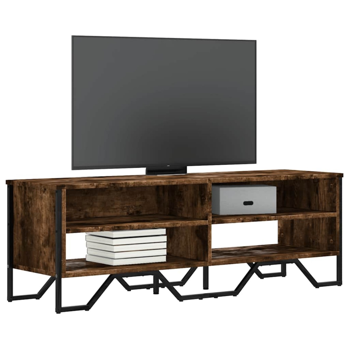 vidaXL Έπιπλο Τηλεόρασης Καπνιστή Δρυς 122x34x41εκ. Επεξεργασμένο Ξύλο
