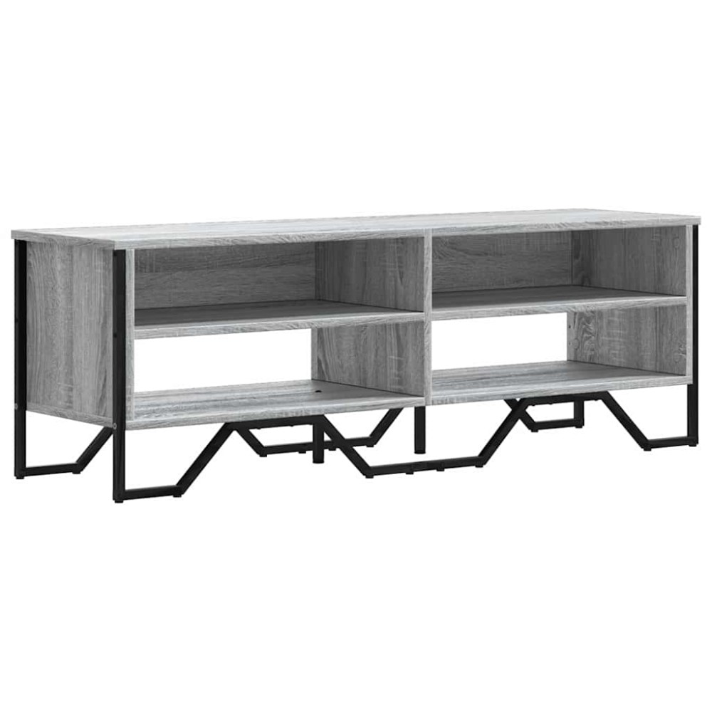 vidaXL Έπιπλο Τηλεόρασης Γκρι Sonoma 122x34x41 εκ. από Επεξεργ. Ξύλο
