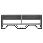 vidaXL Έπιπλο Τηλεόρασης Γκρι Sonoma 122x34x41 εκ. από Επεξεργ. Ξύλο