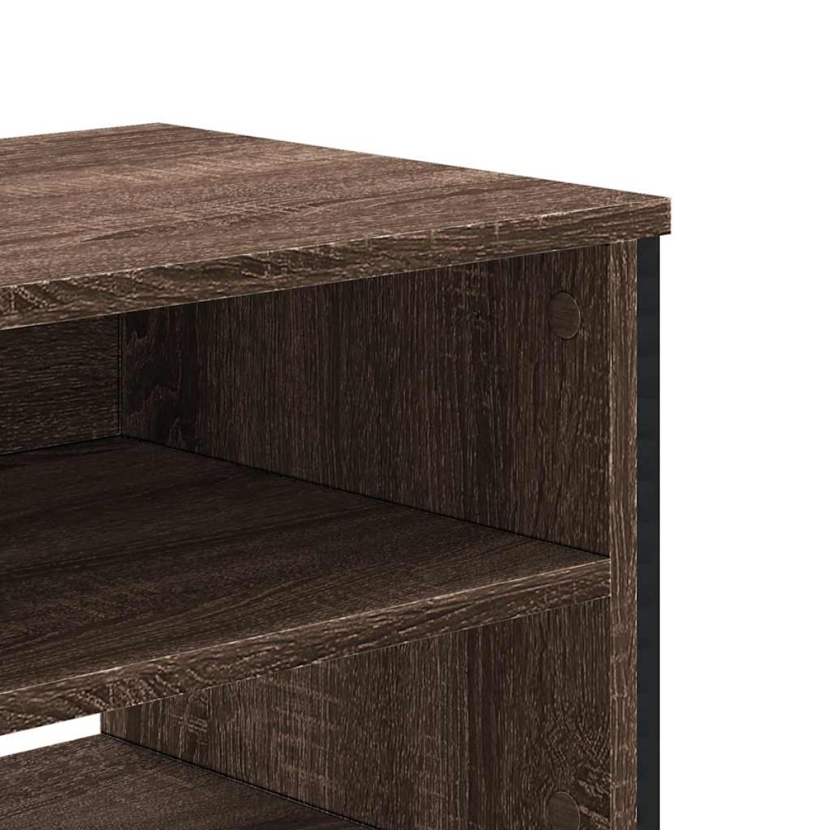 vidaXL Έπιπλο Τηλεόρασης Καπνιστή Δρυς 122x34x41εκ. Επεξεργασμένο Ξύλο