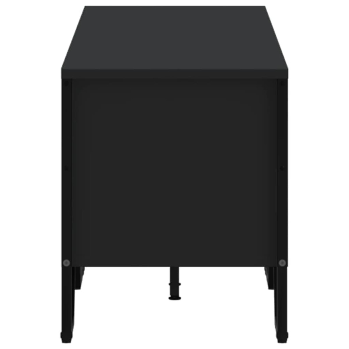 vidaXL Έπιπλο Τηλεόρασης Μαύρο 180x34x41 εκ. από Επεξεργ. Ξύλο