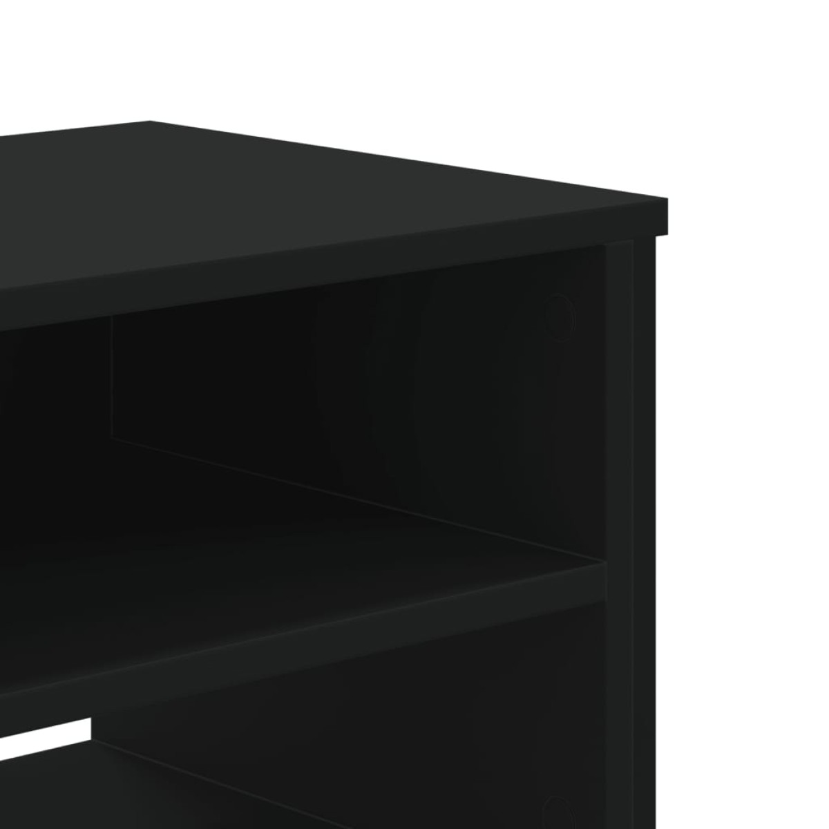 vidaXL Έπιπλο Τηλεόρασης Μαύρο 180x34x41 εκ. από Επεξεργ. Ξύλο