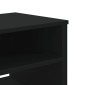 vidaXL Έπιπλο Τηλεόρασης Μαύρο 180x34x41 εκ. από Επεξεργ. Ξύλο