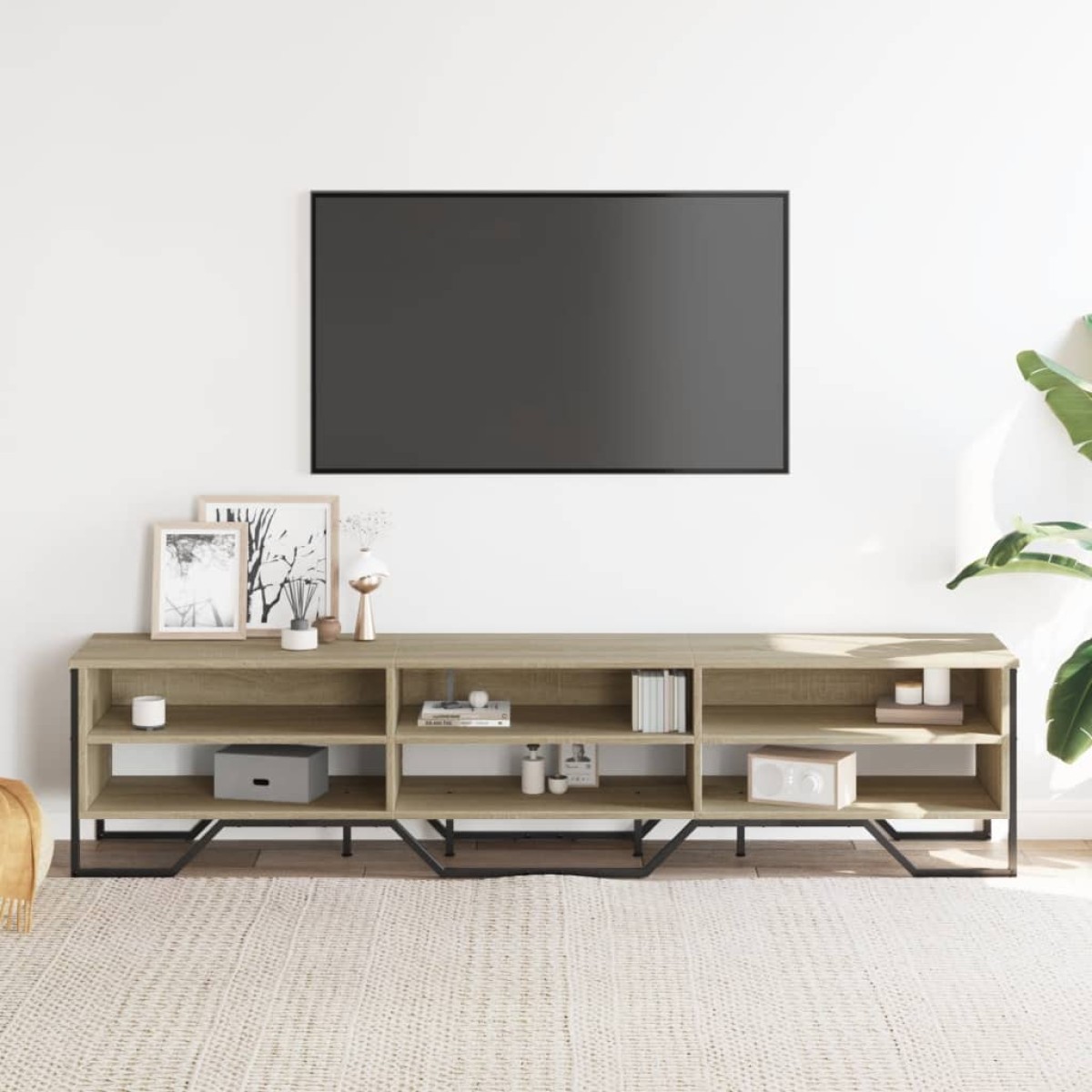 vidaXL Έπιπλο Τηλεόρασης Sonoma Δρυς 180x34x41 εκ. Επεξεργασμένο Ξύλο
