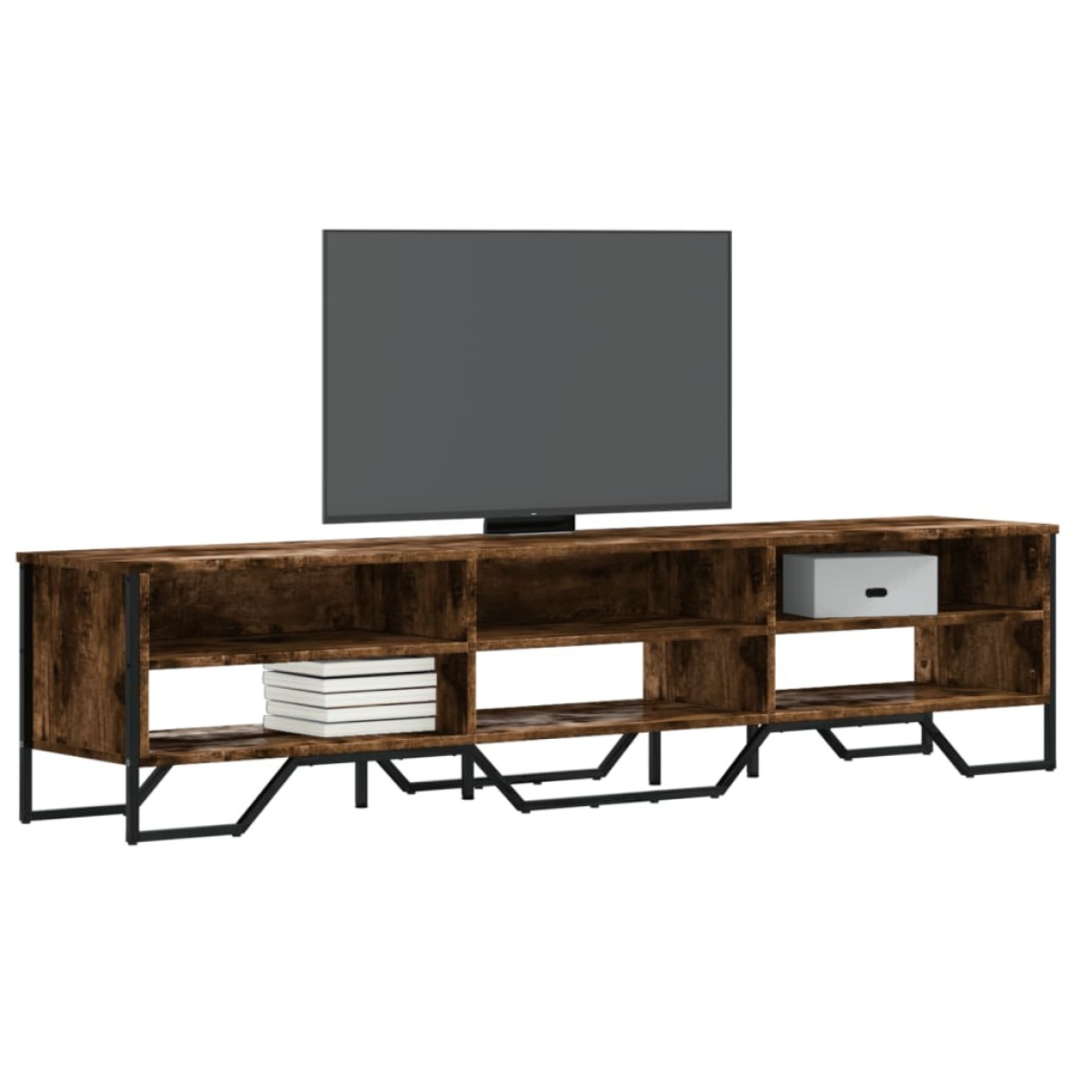 vidaXL Έπιπλο Τηλεόρασης Καπνιστή Δρυς 180x34x41 εκ. Επεξ. Ξύλο