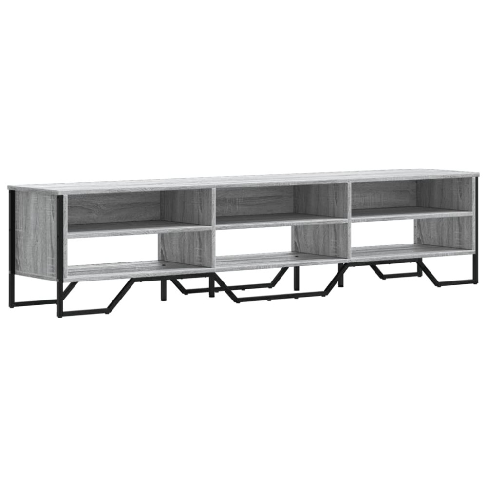 vidaXL Έπιπλο Τηλεόρασης Γκρι Sonoma 180x34x41 εκ. από Επεξεργ. Ξύλο