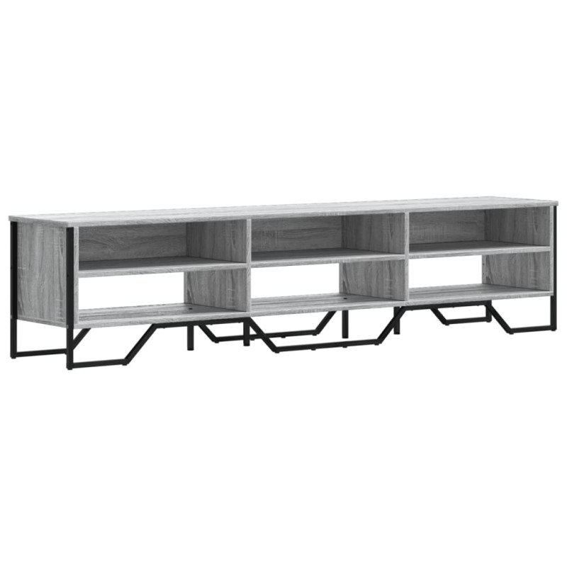 vidaXL Έπιπλο Τηλεόρασης Γκρι Sonoma 180x34x41 εκ. από Επεξεργ. Ξύλο