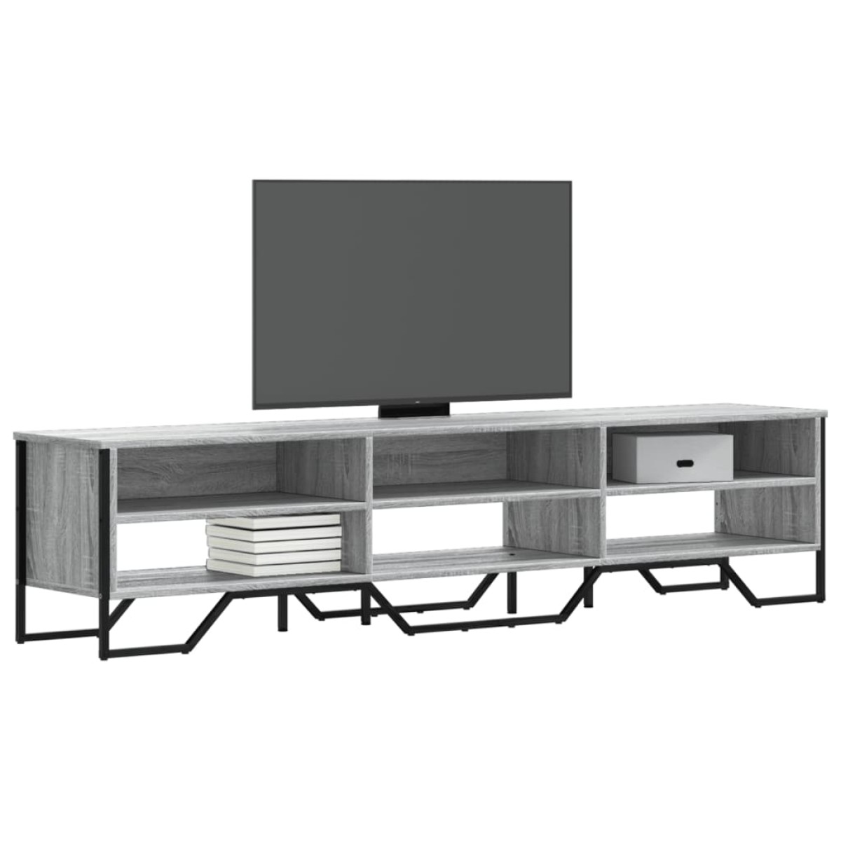 vidaXL Έπιπλο Τηλεόρασης Γκρι Sonoma 180x34x41 εκ. από Επεξεργ. Ξύλο