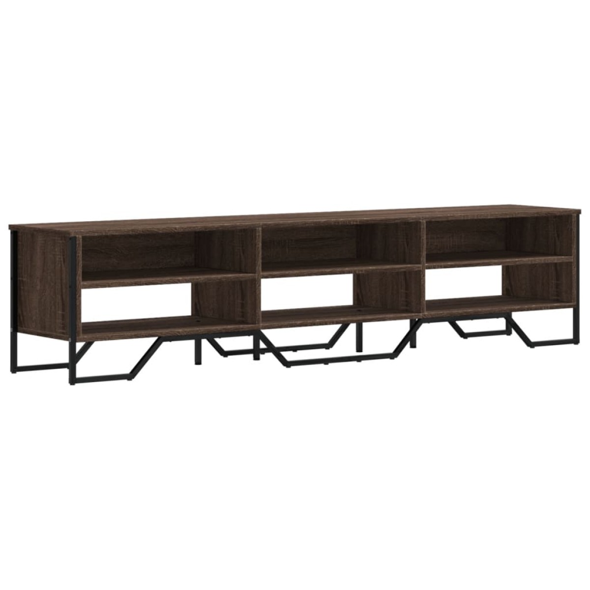 vidaXL Έπιπλο Τηλεόρασης Καφέ Δρυς 180x34x41 εκ. Επεξ. Ξύλο