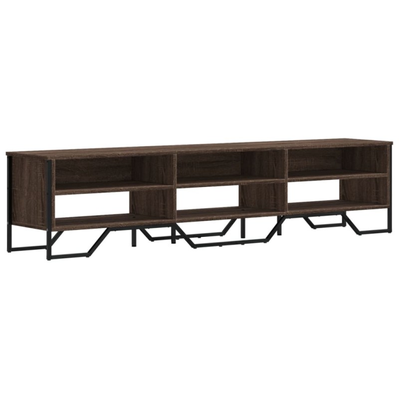 vidaXL Έπιπλο Τηλεόρασης Καφέ Δρυς 180x34x41 εκ. Επεξ. Ξύλο