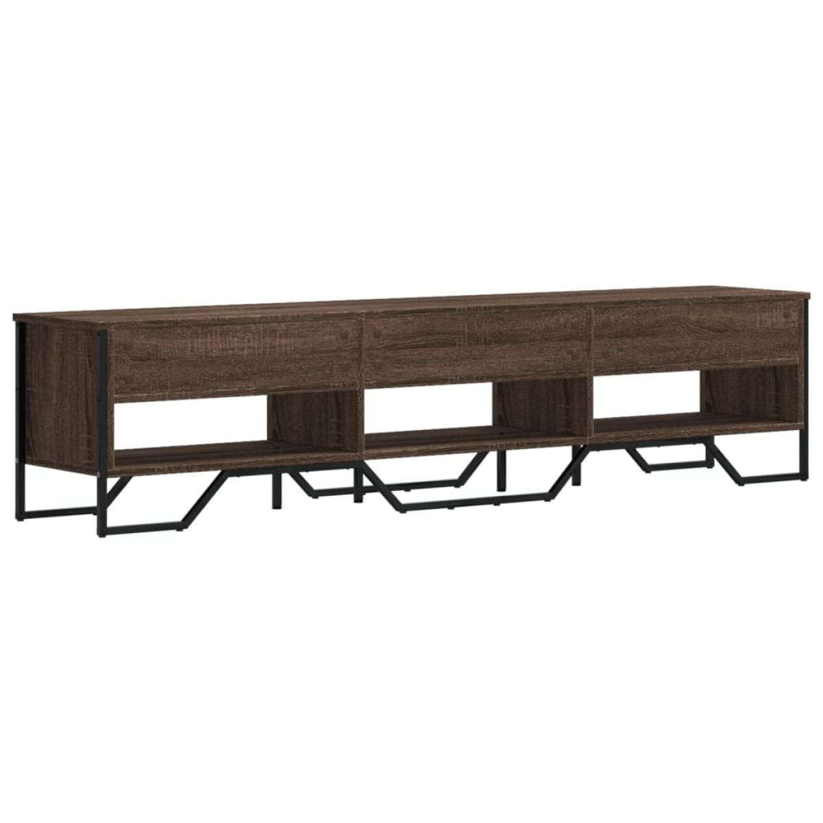 vidaXL Έπιπλο Τηλεόρασης Καφέ Δρυς 180x34x41 εκ. Επεξ. Ξύλο