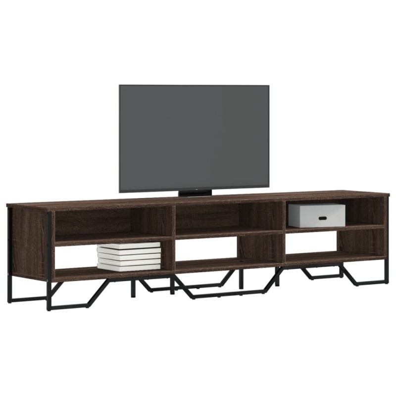 vidaXL Έπιπλο Τηλεόρασης Καφέ Δρυς 180x34x41 εκ. Επεξ. Ξύλο
