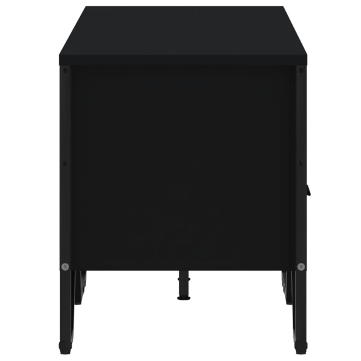 vidaXL Έπιπλο Τηλεόρασης Μαύρο 122 x 34 x 41 εκ. Επεξεργασμένο Ξύλο